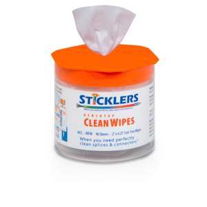 STICKLERS® CLEANWIPES® 90 — 90 WIPES IN PLASTIC TUB