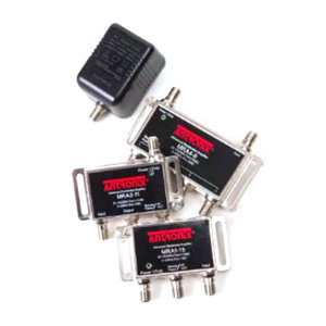Electroline EDA400 Compact Bi-Directional Signal Booster 4-Port Cable Modem TV HDTV Amplifier with Passive Return by Electroline
