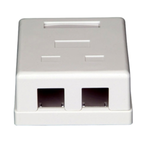 Vericom 2-Port Keystone Surface Mount Box